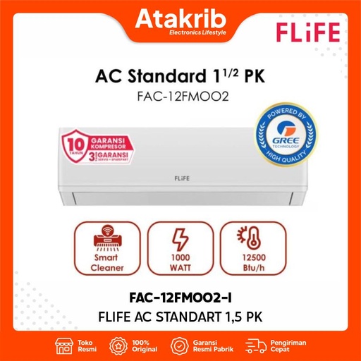 FLIFE AC STANDART 1,5 PK FAC-12FMOO2-I 