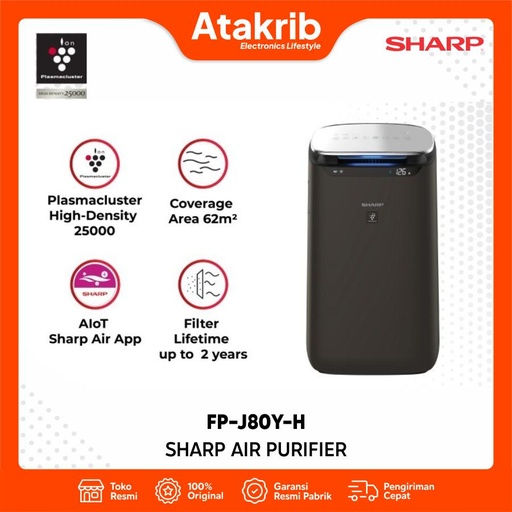 SHARP AIR PURIFIER FP-J80Y-H 