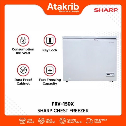 SHARP CHEST FREEZER FRV-150X 
