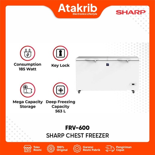 SHARP CHEST FREEZER FRV-600 