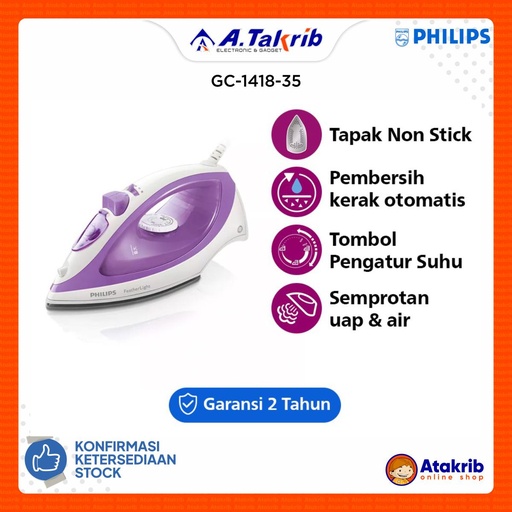 PHILIPS SETRIKA GC-1418-35 