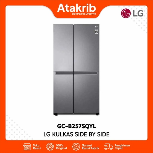 LG KULKAS SIDE BY SIDE GC-B257SQYL 