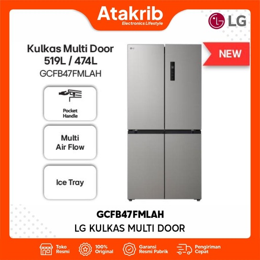 LG KULKAS MULTI DOOR GCFB47FMLAH 