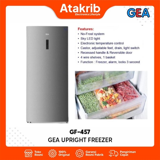 GEA UPRIGHT FREEZER GF-457 