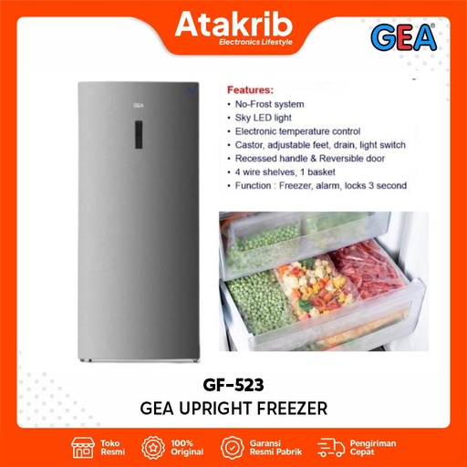 GEA UPRIGHT FREEZER GF-523 