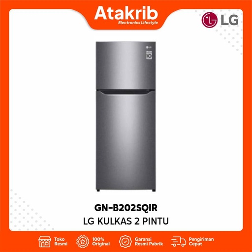 LG KULKAS 2 PINTU SMALL GN-B202SQIR 