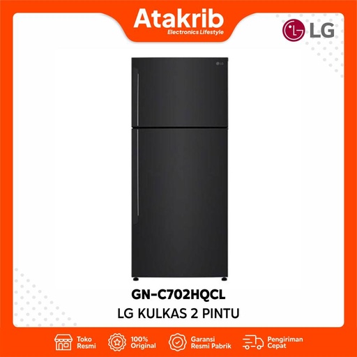 LG KULKAS 2 PINTU BIG GN-C702HQCL 