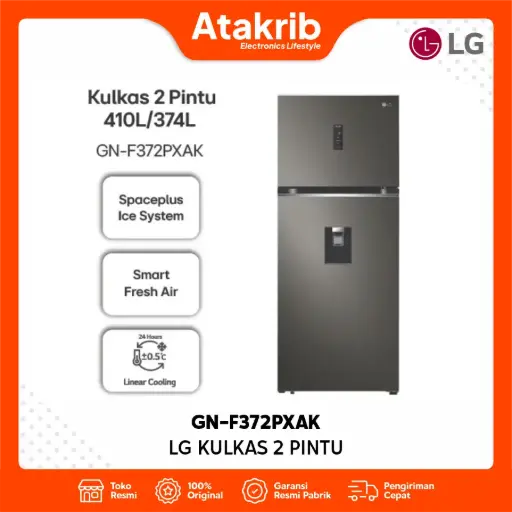LG KULKAS 2 PINTU BIG GN-F372PXAK 