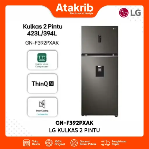 LG KULKAS 2 PINTU BIG GN-F392PXAK 