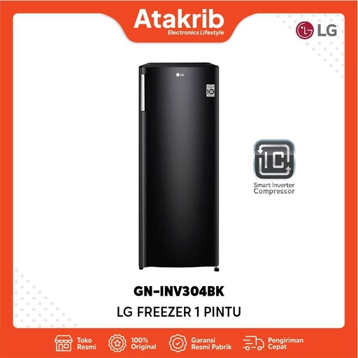 LG FREEZER 6 RAK GN-INV304BK 