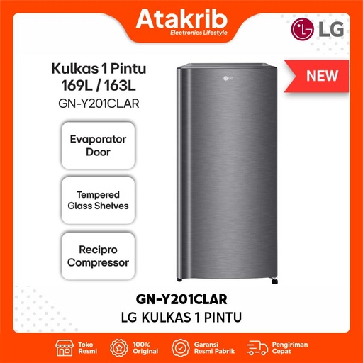 LG KULKAS 1 PINTU GN-Y201CLAR 