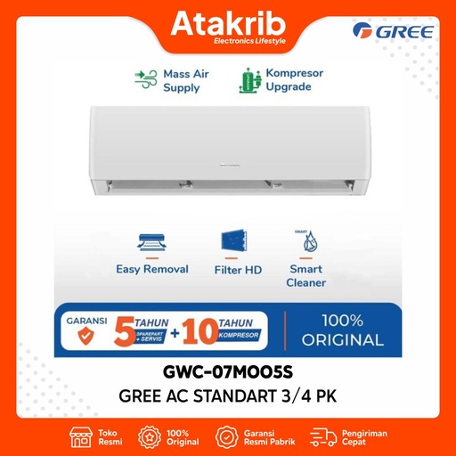 GREE AC STANDART 3/4 PK GWC-07MOO5S-I 
