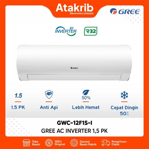 GREE AC INVERTER 1,5 PK GWC-12F1S-I 
