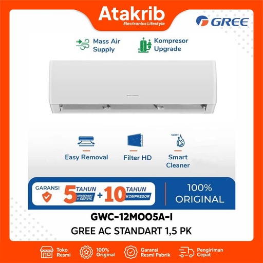 GREE AC STANDART 1,5 PK GWC-12MOO5A-I 