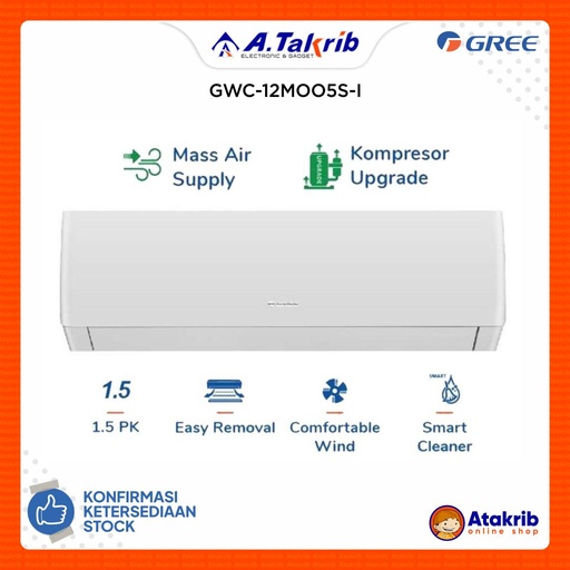 GREE AC STANDART 1,5 PK GWC-12MOO5S-I 