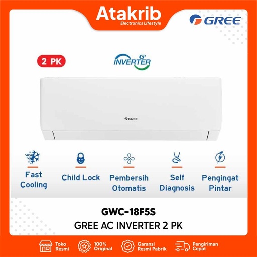 GREE AC INVERTER 2 PK GWC-18F5S-I 