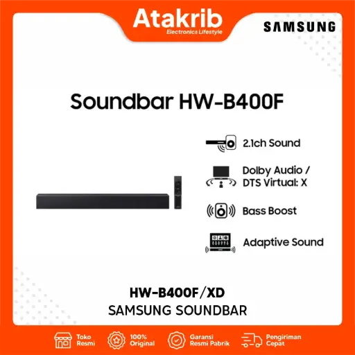 SAMSUNG SOUNDBAR HW-B400F/XD 