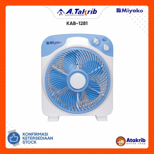 MIYAKO BOX FAN KAB-1281 