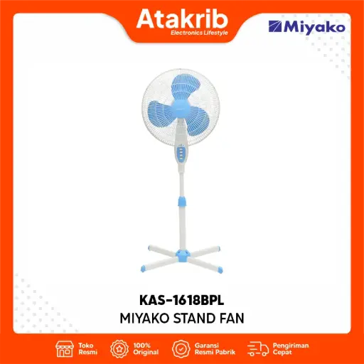 MIYAKO STAND FAN KAS-1618BPL 