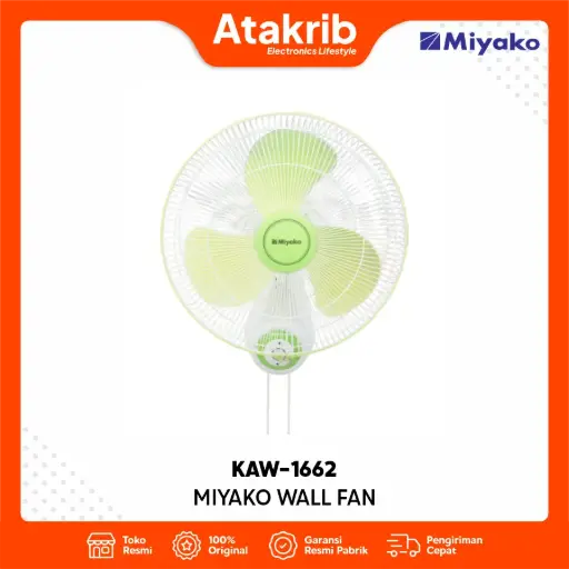 MIYAKO WALL FAN KAW-1662 