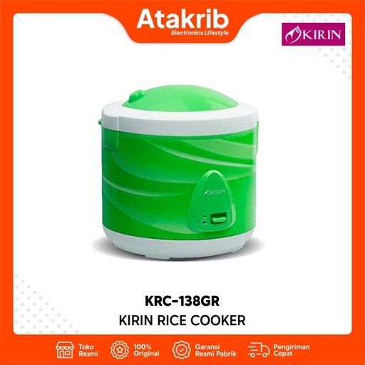 KIRIN RICE COOKER KRC-138GR 