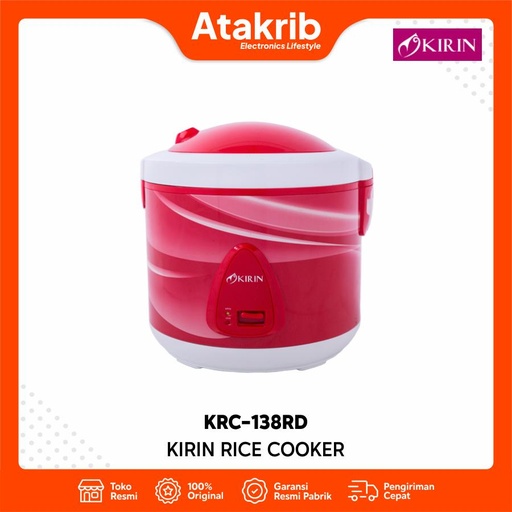KIRIN RICE COOKER KRC-138RD 