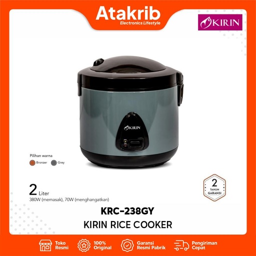 KIRIN RICE COOKER KRC-238GY 