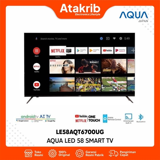 AQUA LED 58 LE58AQT6700UG 