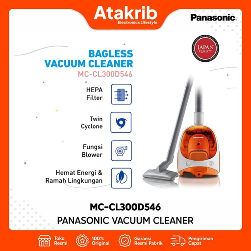 PANASONIC VACUUM CLEANER MC-CL300D546 