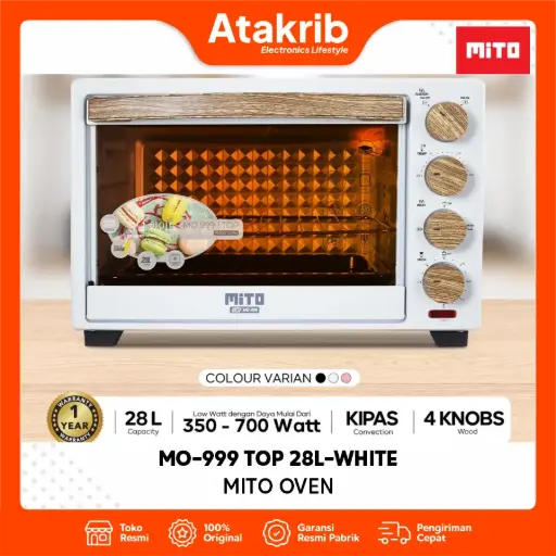 MITO OVEN MO-999 TOP 28L-WHITE 