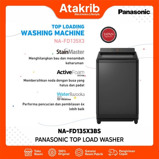 PANASONIC FULL AUTO 1 TB NA-FD135X3BS 