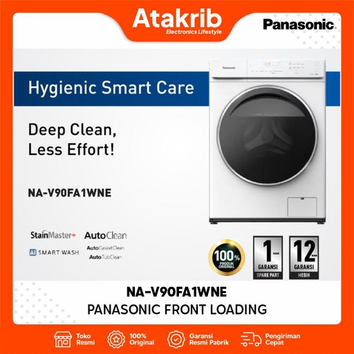 PANASONIC FRONT LOADING NA-V90FA1WNE 