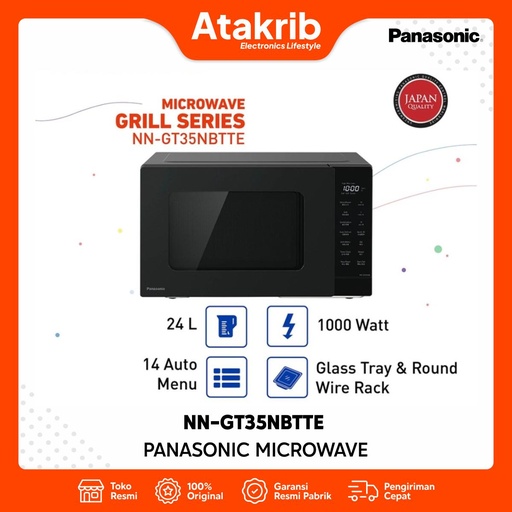 PANASONIC MICROWAVE OVEN NN-GT35NBTTE 