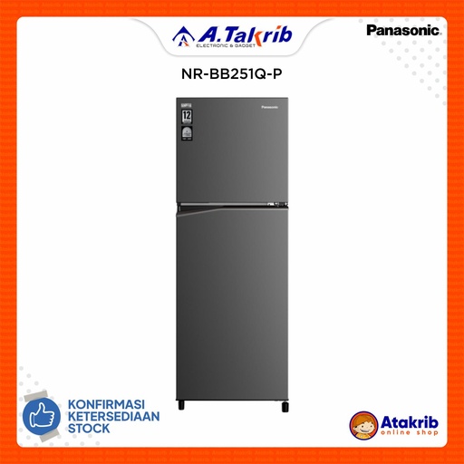 PANASONIC KULKAS 2 PINTU SMALL NR-BB251Q-P 