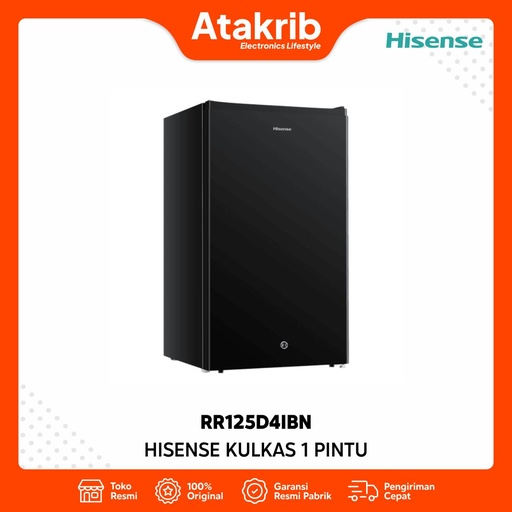 HISENSE KULKAS 1 PINTU RR125D4IBN 