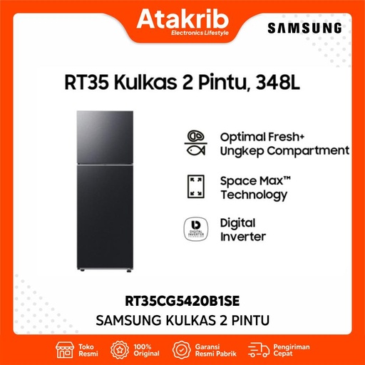 SAMSUNG KULKAS 2 PINTU BIG RT35CG5420B1SE 