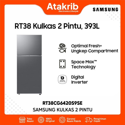 SAMSUNG KULKAS 2 PINTU BIG RT38CG6420S9SE 