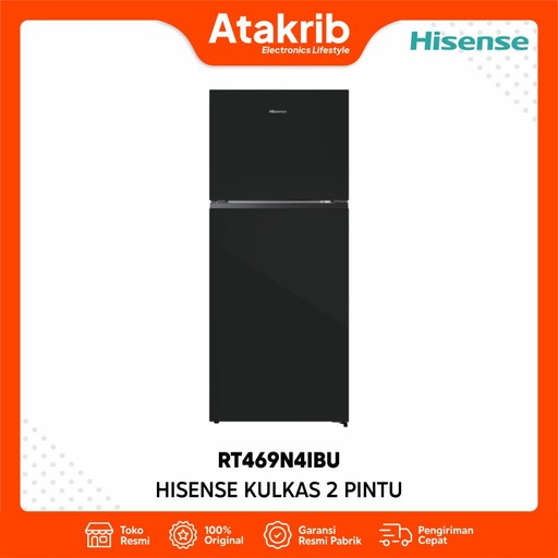 HISENSE KULKAS 2 PINTU BIG RT469N4IBU 