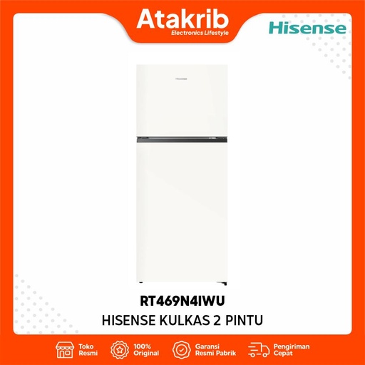 HISENSE KULKAS 2 PINTU BIG RT469N4IWU 