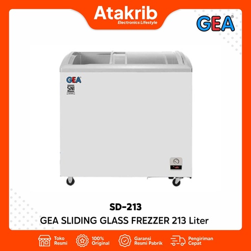 GEA SLIDING GLASS FREZZER SD-213 