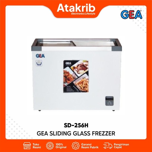 GEA SLIDING GLASS FREZZER SD-256H 