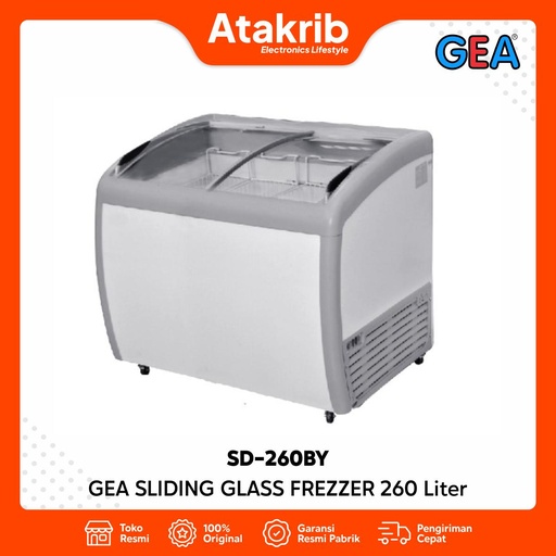 GEA SLIDING GLASS FREZZER SD-260BY 