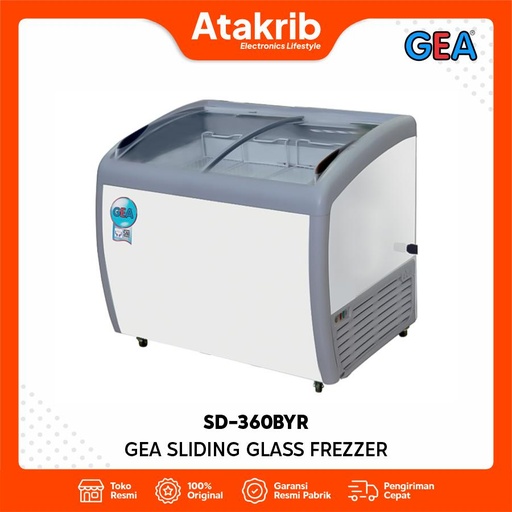 GEA SLIDING GLASS FREZZER SD-360BYR 